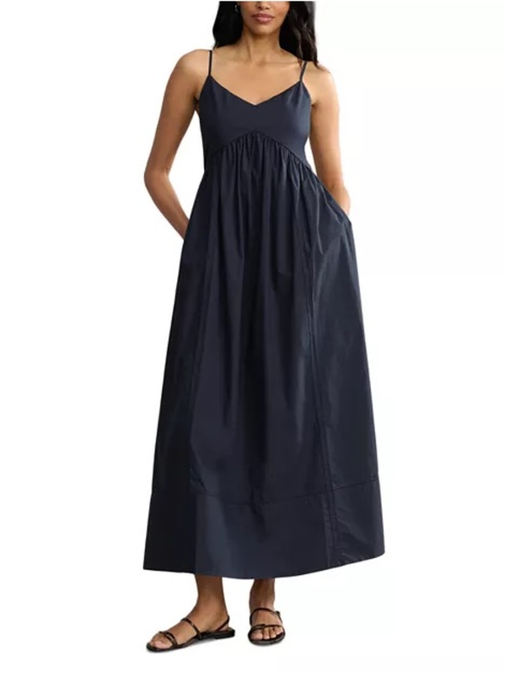 Jenni Kayne Peninsula Black Long Dress Sz Small